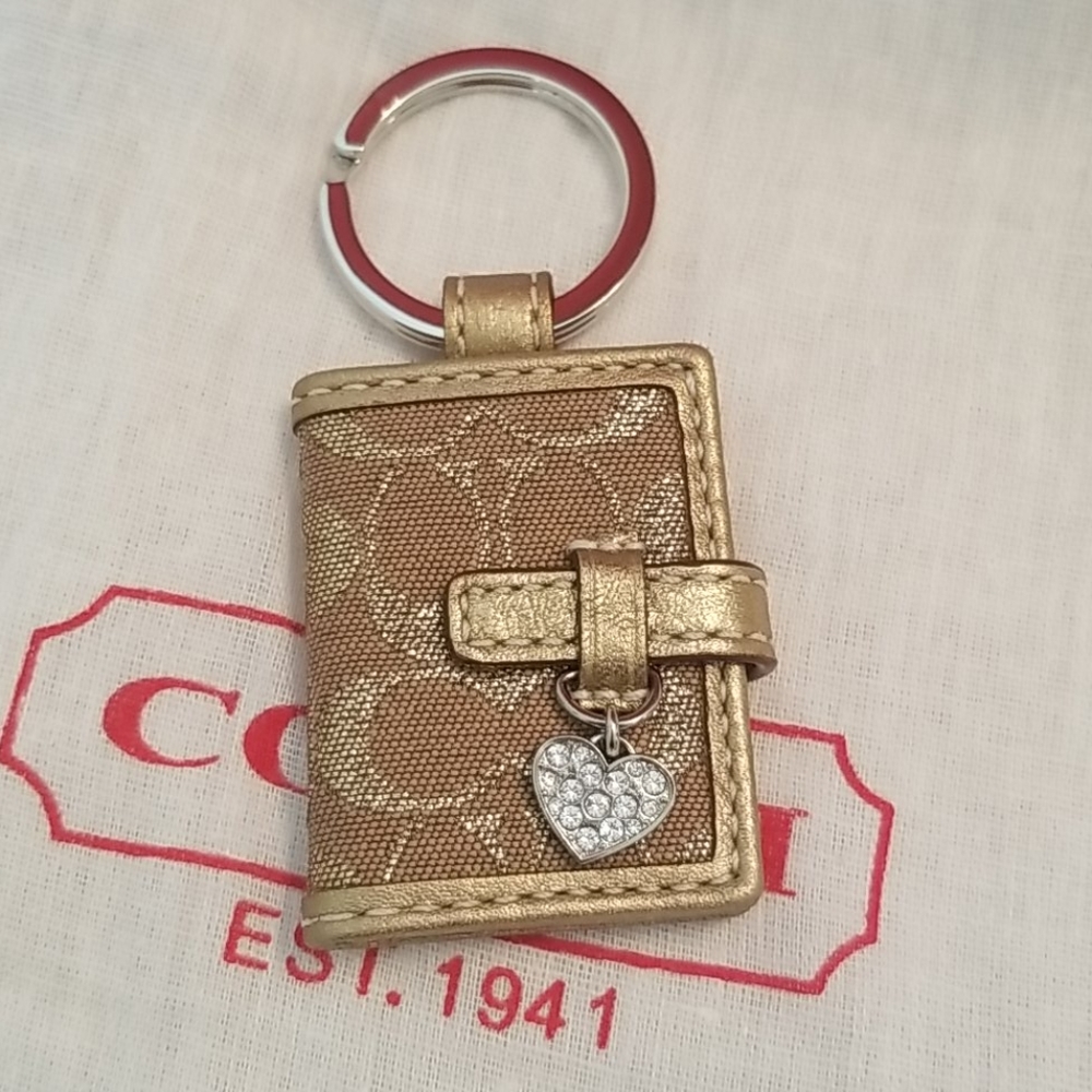 Coach bag charm or keychain
